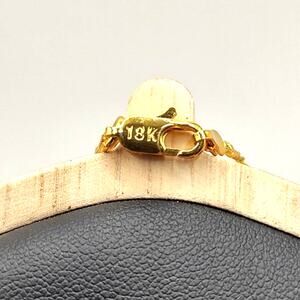 18k Gold Plated Necklace w/ Spanish Style Cross Pendant Christian Catholic Gift